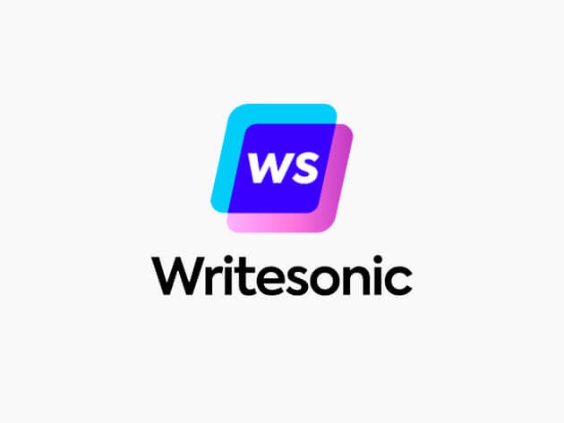 Writesonic AI writing tool logo and interface